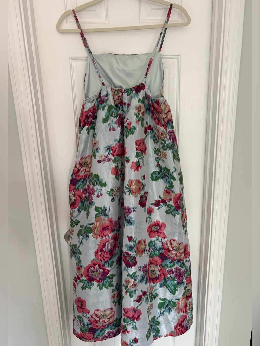 BHLDN Anthropologie Sophia Apron-Top Jacquard Midi Dress | Small - Picture 5 of 8